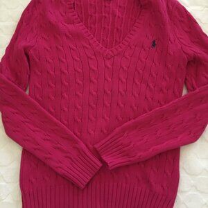 Ralph Lauren Sport cotton V-neck sweater